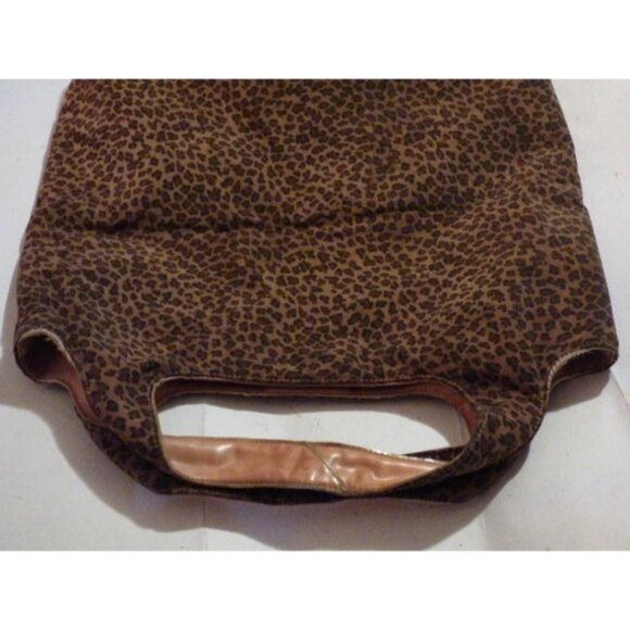 Bottega Veneta Vintage Tote Animal Leopard Print Silk And Leather - Picture 6 of 12